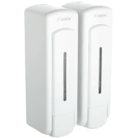 Диспенсер для жидкого мыла Fixsen Hotel FX-31012H-2 325 мл, двойной, белый