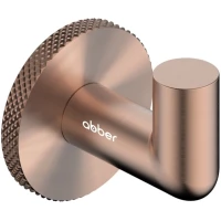 Крючок Abber Pol 316 AA1949BRG для ванны, розовое золото матовый