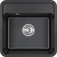 Кухонная мойка Granula 5001, ЧЁРНЫЙ 50x50 см, черный