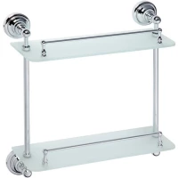 Полка стеклянная 40 см Bemeta Retro 144301122