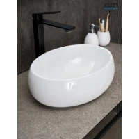 Раковина-чаша GID N9030ds 40x30 см, накладная, белый
