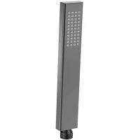 Душевая лейка AQUAme AQM8512GM 35 мм, 1 режим, оружейная сталь