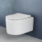 Унитаз подвесной Ceramica Nova Moments CN3003 безободковый, с сиденьем микролифт, белый - 1