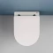 Унитаз подвесной Ceramica Nova Moments CN3003 безободковый, с сиденьем микролифт, белый - 4