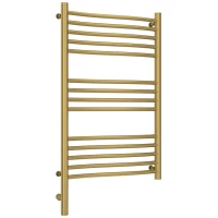 Полотенцесушитель электрический 800x500 состаренная латунь МЭМ левый Сунержа Флюид 3.0 051-5820-8050