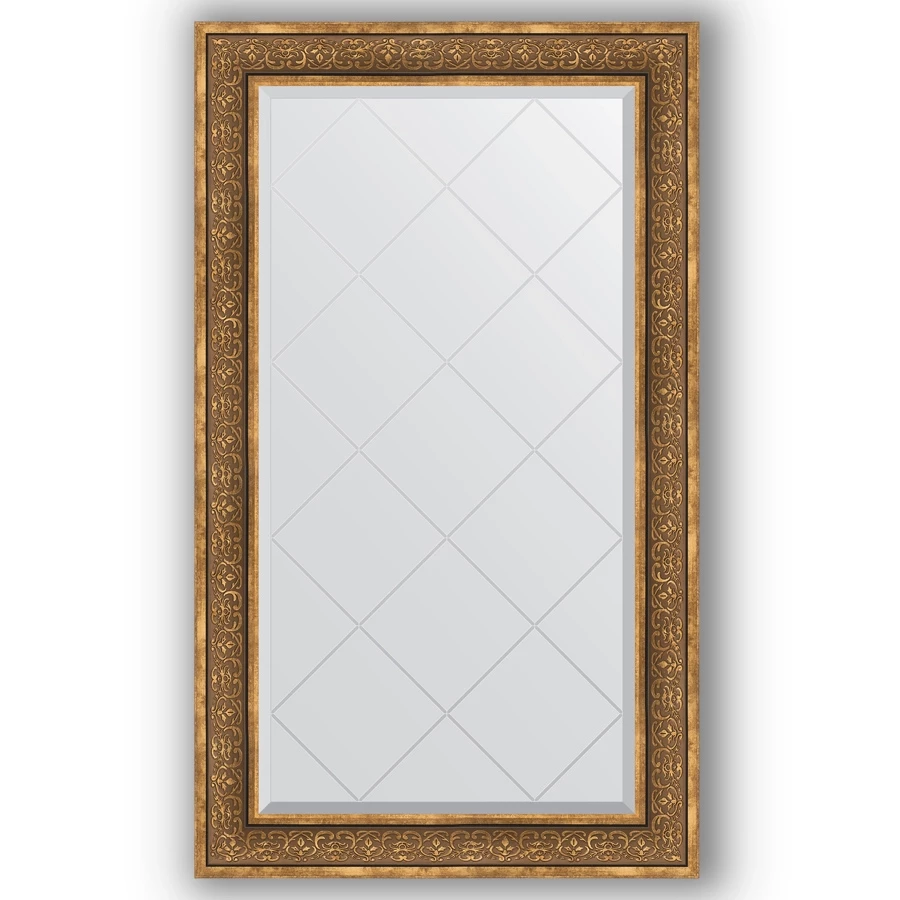 Зеркало 79x134 см вензель бронзовый Evoform Exclusive-G BY 4249