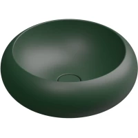 Раковина-чаша GSG Petra PELAV42036 42x42 см, накладная, изумрудный матовый