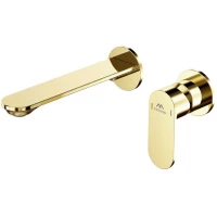 Смеситель для раковины Fashun A1185-35 встраиваемый, золотой