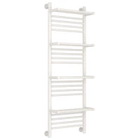 Полотенцесушитель водяной 1200x400 античное белое золото Сунержа Богема с полкой+ 10-0224-1240