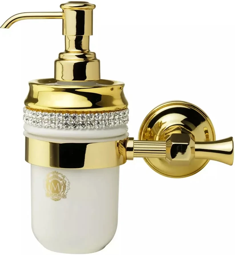 Дозатор для жидкого мыла Migliore Dubai 31123 настенный, золотой дозатор migliore elisabetta ml elb 60 117 cr