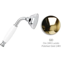 Душевая лейка Emmevi C02542/OR 75 мм, 1 режим, золотой