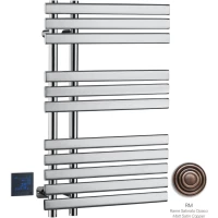 Полотенцесушитель электрический Boheme Venturo 723-CB 800x500, медь матовая