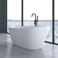 Акриловая ванна Ceruttispa Viva CT9127 170x75 см, отдельностоящая, белый