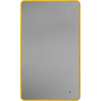 Зеркало Art&Max Siena S AM-SieS-600-1000-DS-F-Gold 60x100 см, с LED-подсветкой, сенсорным выключателем, диммером, золотой