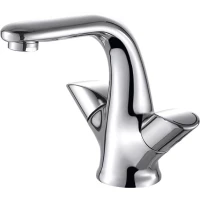 Смеситель для раковины без донного клапана BelBagno Tiara Twist TIA-LV-CRM