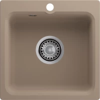 Кухонная мойка GranFest Smart 430 43x43 см, песочный