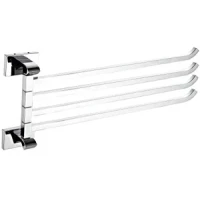 Полотенцедержатель Gappo G0714 47,27 см, поворотный, четверной, хром