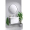 Комплект мебели белый глянец/бетон светлый 80 см Aqwella Smart SRT0108BS + UM-MOD80SL/1 + RM0208W - 1