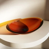 Раковина 60,5x38 см Abber Kristall AT2808Opal 