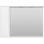 Изображение товара зеркальный шкаф 98x72 см белый глянец l misty алиса э-али04100-01л