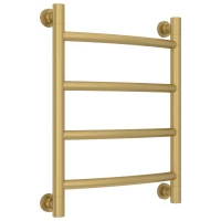 Полотенцесушитель водяной 500x400 золотой матовый Сунержа Галант+ 032-0200-5040