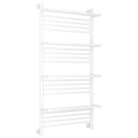 Полотенцесушитель водяной 1200x600 белый матовый Сунержа Богема с полкой+ 30-0224-1260