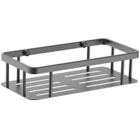 Полка для ванной Wonzon & Woghand WW-4131-BGM 24,5 см, темный графит матовый