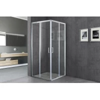 Душевой уголок Royal Bath RB7595HPD-T-ST 95x75 см, профиль сатин, стекло прозрачное