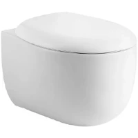 Унитаз подвесной Aquatek Альтаир AQ1980-00 безободковый, с сиденьем микролифт, белый