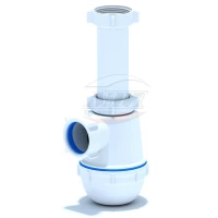 Сифон для кухонной мойки 1 1/2