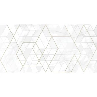 Вставка Calacatta ромбы белый KT2L052 29,8x59,9