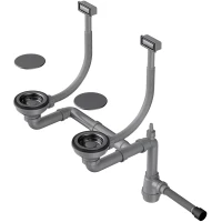 Сифон для кухонной мойки Omoikiri WK-2C-GM 4956498 3 1/2