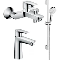 Комплект смесителей Hansgrohe Talis E 71740000 + 71712000 + 26532400