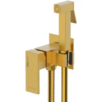 Гигиенический душ WasserKRAFT A71838 со смесителем, золотой матовый
