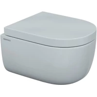 Унитаз подвесной Berges Ego 082122 безободковый, с сиденьем микролифт, белый