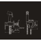 Гигиенический душ Elghansa 22Q0017-Black (Set-112) со смесителем, черный матовый - 6