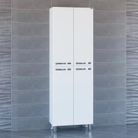 Пенал Санта Виктория 710002N напольный, белый глянец