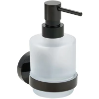 Дозатор для жидкого мыла Bemeta Hematit 159109102 200 мл, настенный, черный глянец