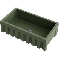 Кухонная мойка Omoikiri Natceramic Mikura 83-OL olive 4997082 84x46 см, оливковый