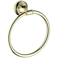 Полотенцедержатель кольцо Aquatek Классик AQ4512PG золотой