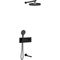 Душевой комплект 300 мм Vincea Inspire VSFW-432TI2MB