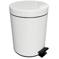 Мусорное ведро 5л белый Bemeta 104315014