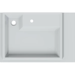 Изображение товара раковина санта марс 900137 75x50 см l, над стиральной машиной, белый
