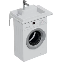 Раковина Санта Марс 900137 75x50 см L, над стиральной машиной, белый