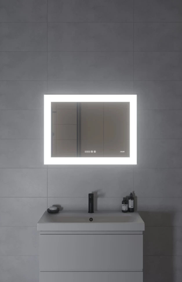Зеркало 80x60 см Cersanit Design Pro LU-LED060*80-p-Os LU-LED060*80-p-Os - фото 6