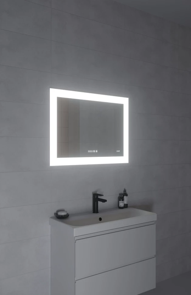 Зеркало 80x60 см Cersanit Design Pro LU-LED060*80-p-Os LU-LED060*80-p-Os - фото 7