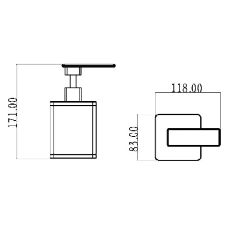 Дозатор Boheme 10969-W-G Дозатор Boheme 10969-W-G
