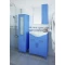 Зеркальный шкаф 59,6x71 см голубой матовый R Sanflor Глория C000005687 - 2