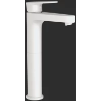 Смеситель для раковины Jaquar Vignette Prime VGP-WHM-81005NB без донного клапана, белый матовый