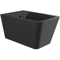 Биде подвесное Alice Hide Square 31220108SET черный матовый